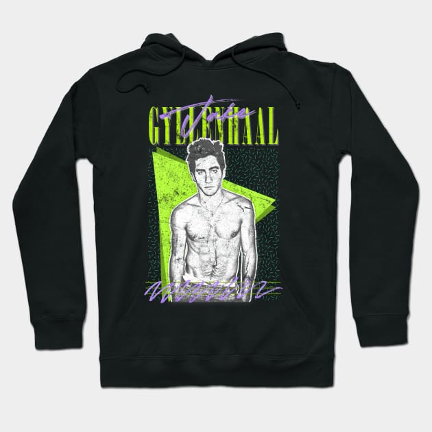 Jake Gyllenhaal // Retro Fan Art Design Hoodie by DankFutura